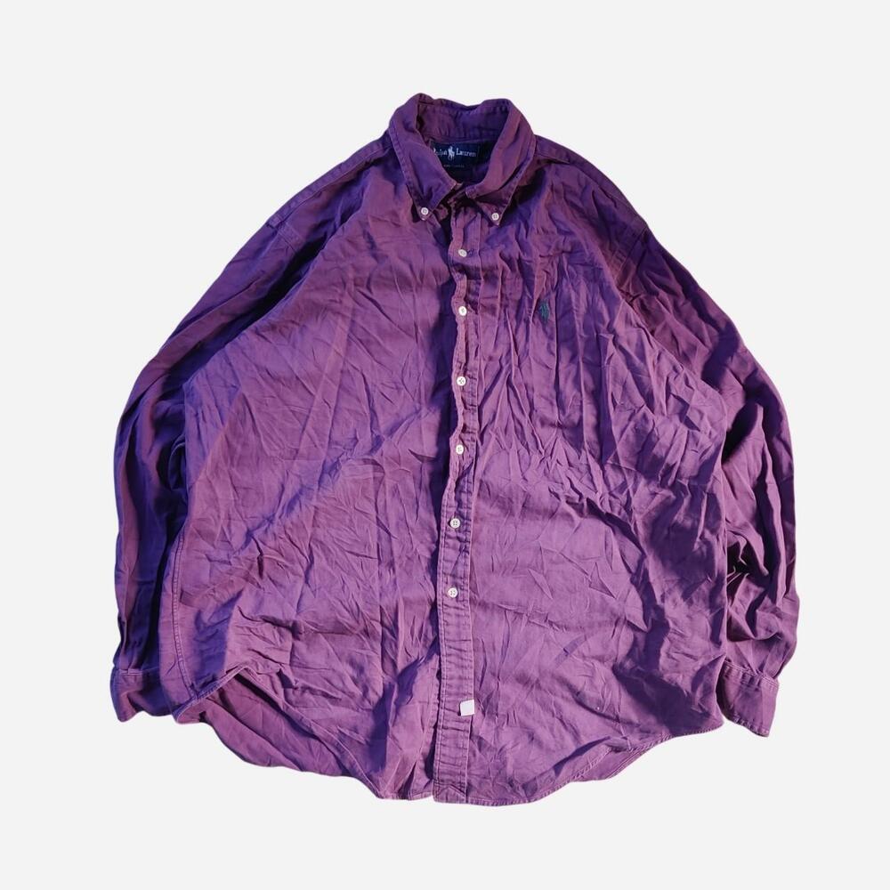 vintage Ralph Lauren purple button up shirt